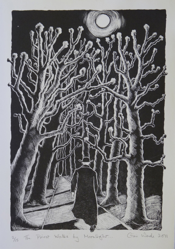 g wade - Aberystwyth printmakers at Art at Wharepuke NZ-