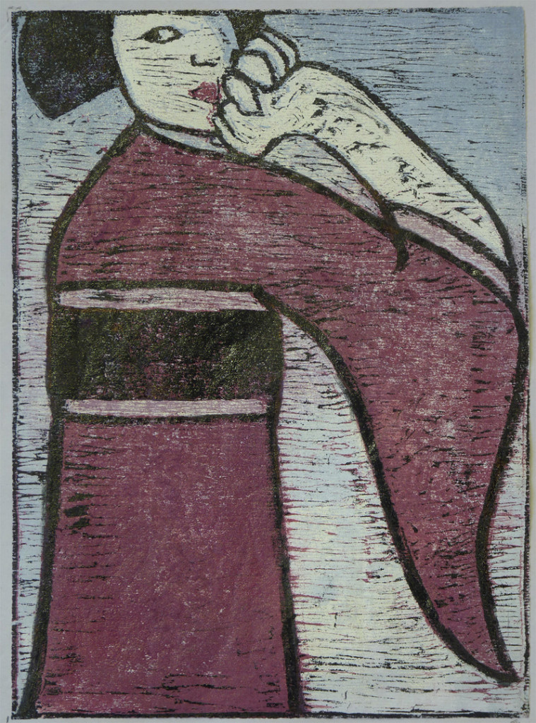 jeh - Aberystwyth printmakers at Art at Wharepuke NZ-