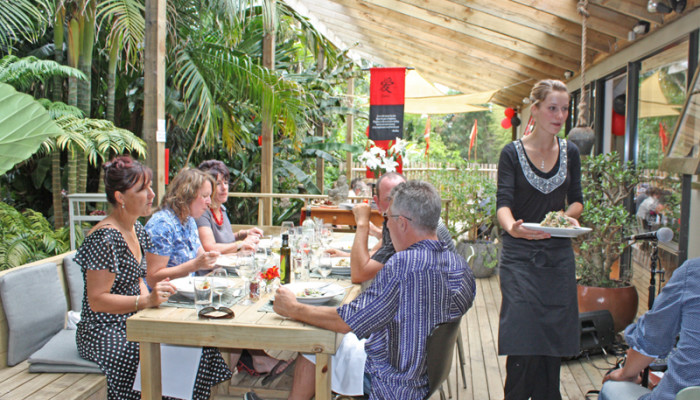 Kerikeri restaurant onsite at Wharepuke